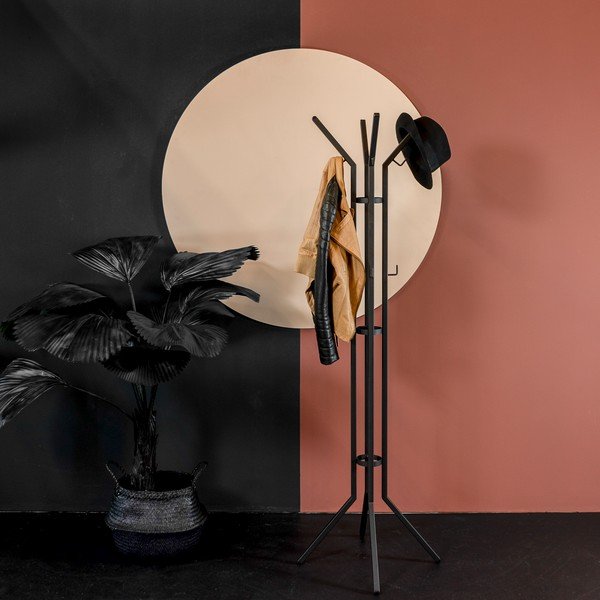 Cuier negru din metal 50x170 cm Jaimy – Spinder Design-image-3
