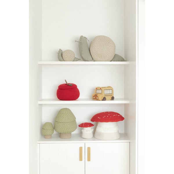 Coș de jucării pentru copii verde din material textil ø 25x36 cm Big Tree – Lorena Canals-image-3