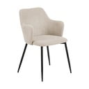 Set de scaune de sufragerie crem 2 buc. tapițat Ilsa – Actona