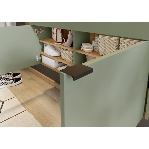 Dulap verde salvie 110x57x22 cm Ameca – Germania-image-4
