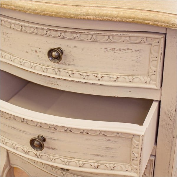 Noptieră crem Clarisse – Bizzotto-image-4