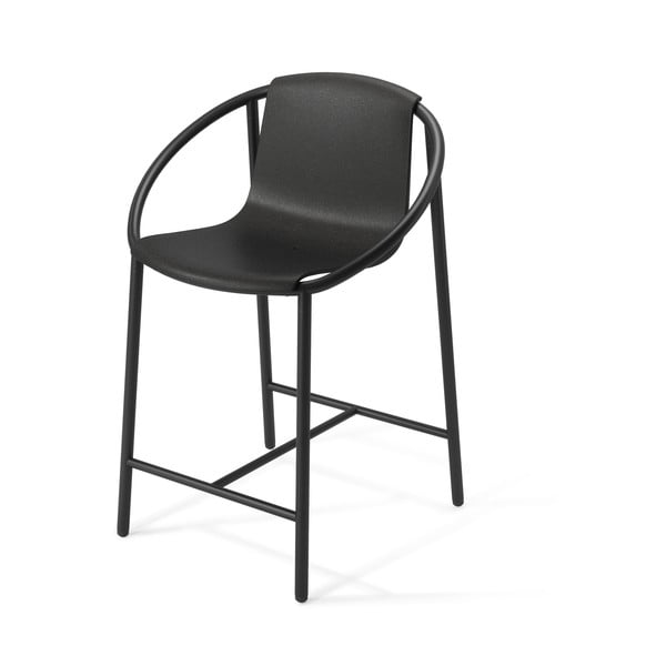 Scaun de bar negru din plastic 90 cm Ringo – Umbra-image-2