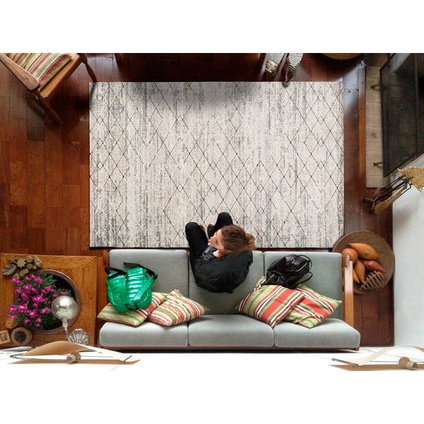 Covor Universal Berlin Geo, 133 x 190 cm, gri-image-1