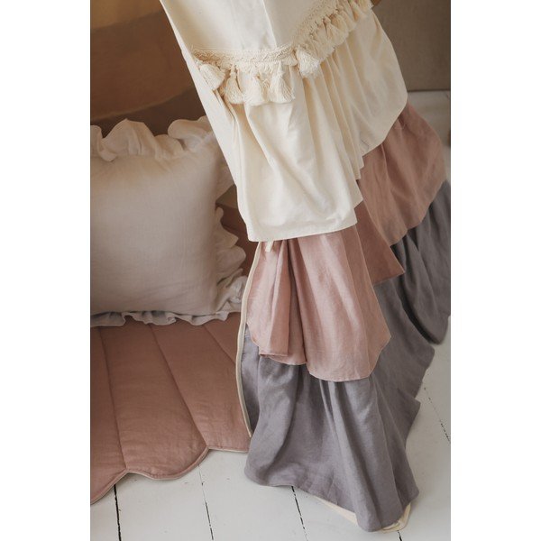 Față de pernă pentru copii Powder Pink Frill - Moi Mili-image-3