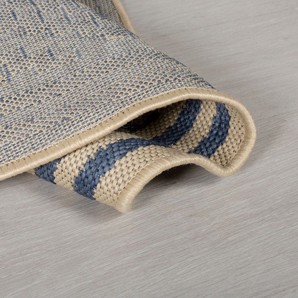 Covor de exterior albastru/bej rotund ø 160 cm Moretti - Flair Rugs-image-4