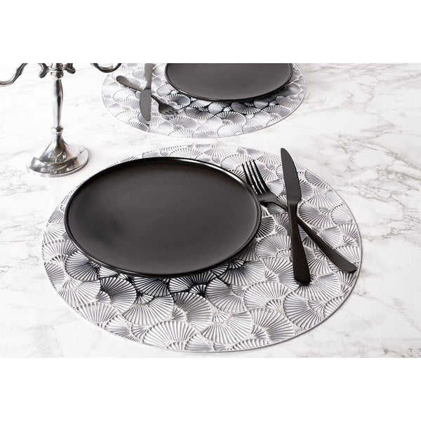 Suport de farfurie Tiseco Home Studio, ⌀ 38 cm, gri-image-1