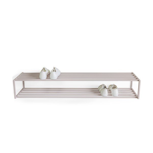 Pantofar taupe suspendat din oțel 118x20,5x30,5 cm School – Spinder Design-image-4