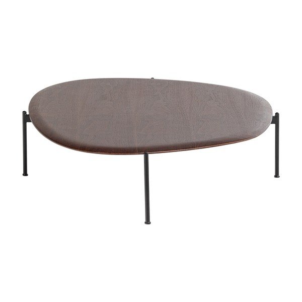 Măsuță de cafea în culoare naturală închisă 97x121 cm Kota – WOOOD-image-4