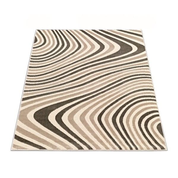Covor  Webtappeti Reflex Brown Stripes, 80 x 150 cm