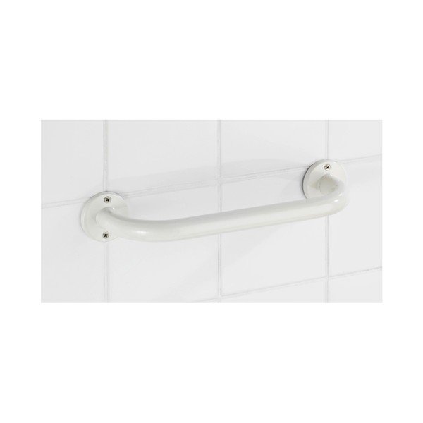 Mâner de perete pentru baie Wenko Basic, 30 cm, alb-image-1