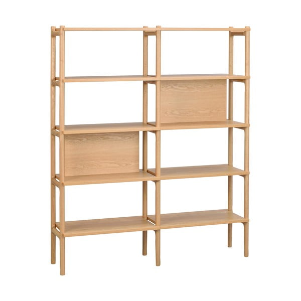 Bibliotecă din furnir de stejar Rowico Holton-image-2