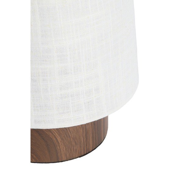 Veioză crem din metal cu abajur textil (înălțime 42 cm) Howie – Light & Living-image-2