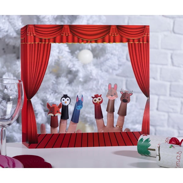 Pocnitori de Crăciun din hârtie în set de 6 Toy Town - Robin Reed-image-1