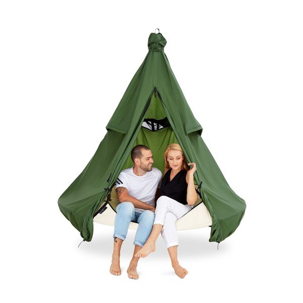 Husă de potecție impermeabilă albă pentru leagăn  ø 180 cm - Hangout Pod-image-3