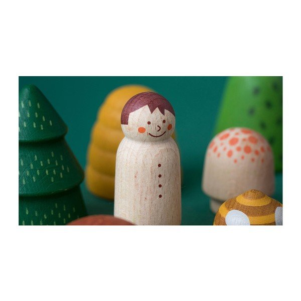 Set de 10 figurine din lemn Londji În Pădure-image-3