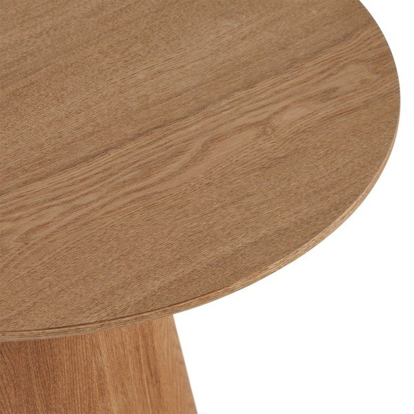 Măsuță de cafea în culoare naturală cu aspect de lemn de stejar ø 60 cm Tango – Furnhouse-image-3