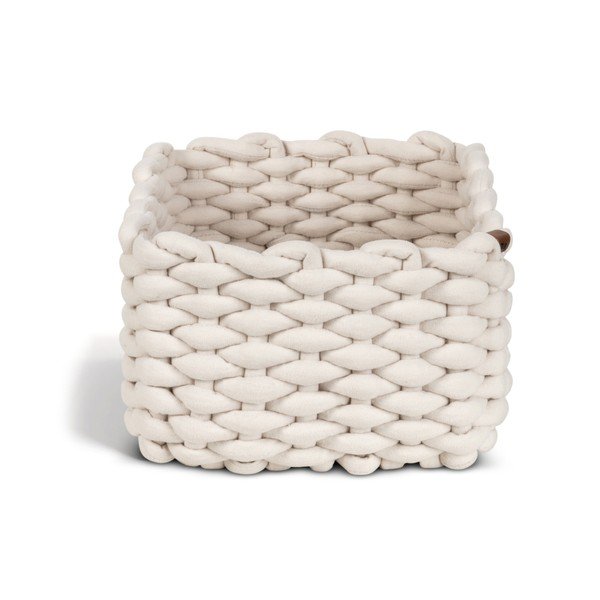 Coș de depozitare din material textil 35x25x14 cm Peach Skin M – Bigso-image-4