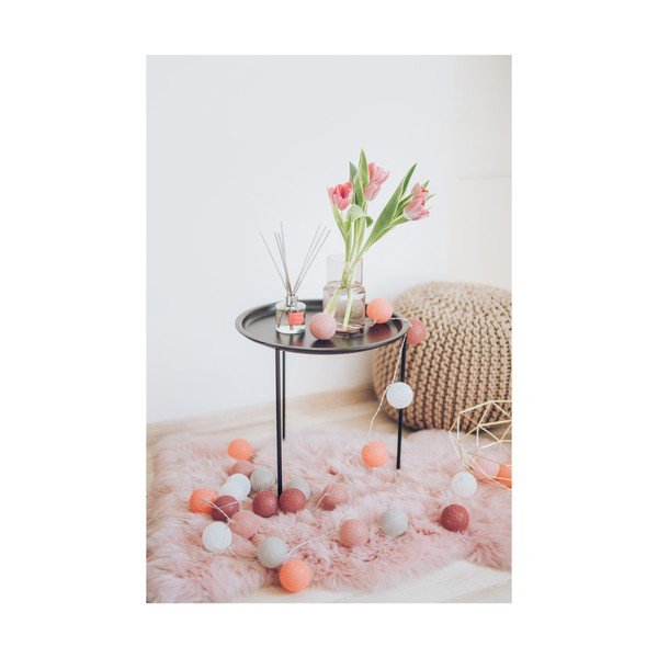 Ghirlandă luminoasă cu becuri LED LUKKA, 30 lumini, portocaliu-roz-image-1