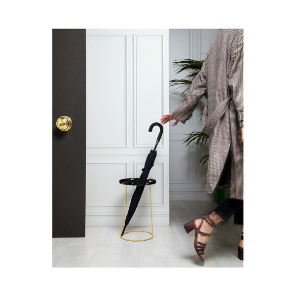 Suport pentru umbrelă/ghiveci flori Velvet Atelier, negru-image-4