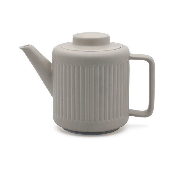 Ceainic gri cu filtru din porțelan 1,2 l Skagen – Bredemeijer