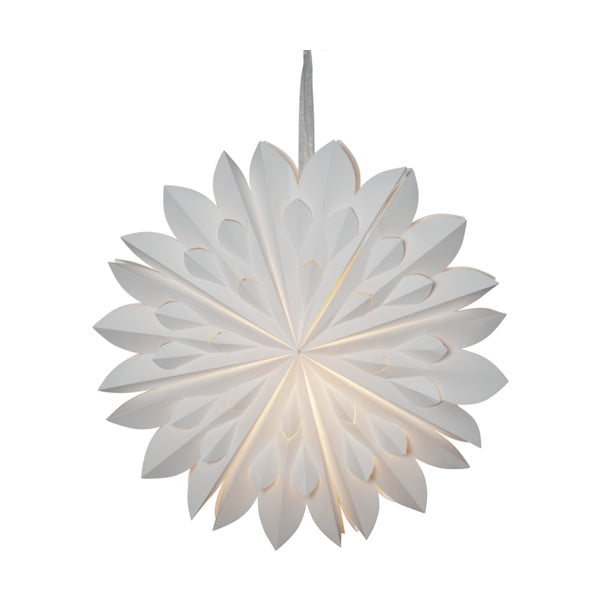 Decorațiune pentru Crăciun Star Trading Clipp, alb, ø 60 cm