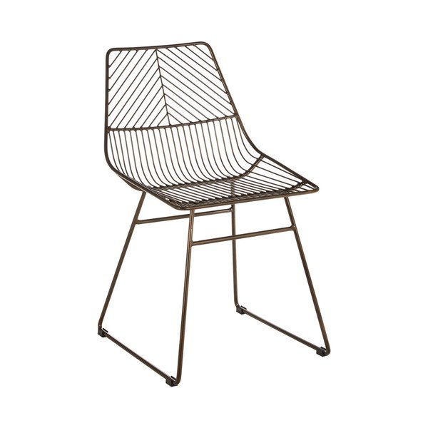 Scaun de dining bronz din metal District – Premier Housewares