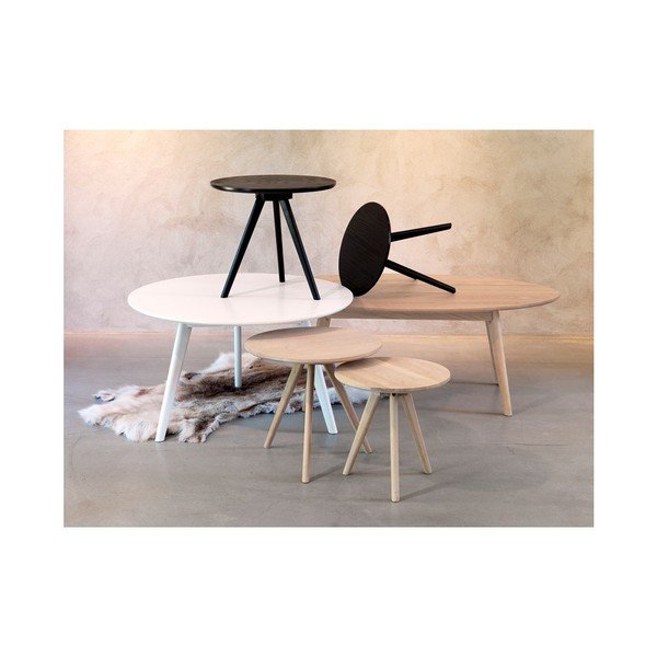 Set 2 măsuțe auxiliare Rowico YuRAi , negru-image-1