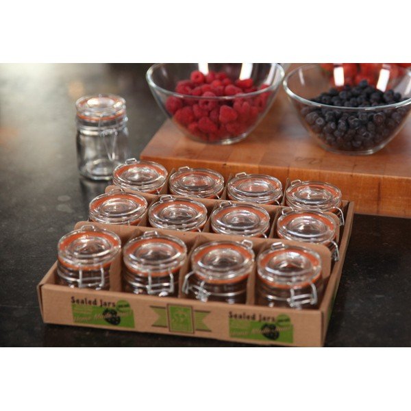 Borcane pentru conserve 12 buc. 90 ml – Esschert Design-image-1