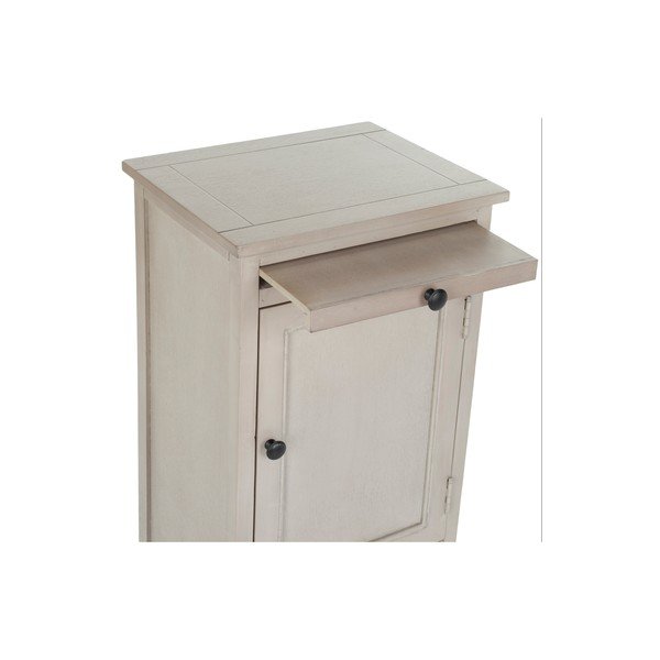 Comodă cu coș din rattan Safavieh Raven, gri-image-3