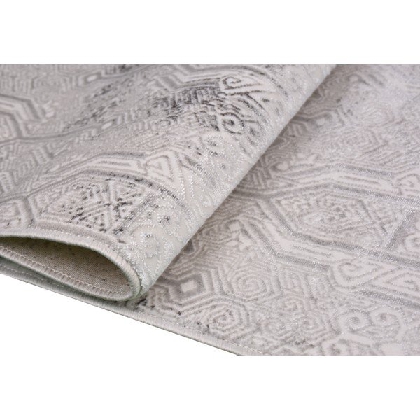 Covor gri deschis lavabil 160x230 cm Gri – Vitaus-image-2