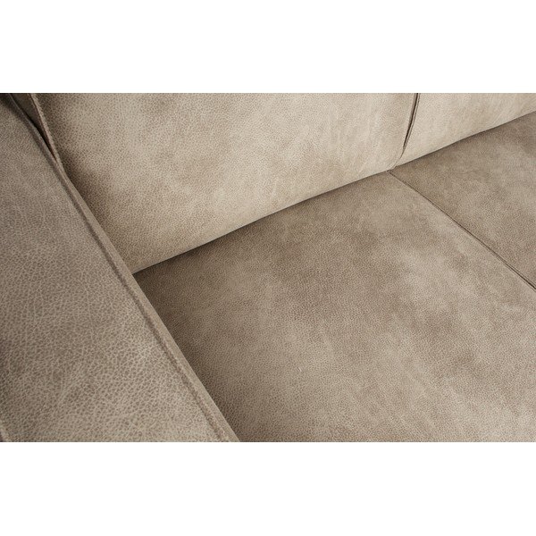 Canapea din piele artificială BePureHome Statement, 280 cm, gri-image-1