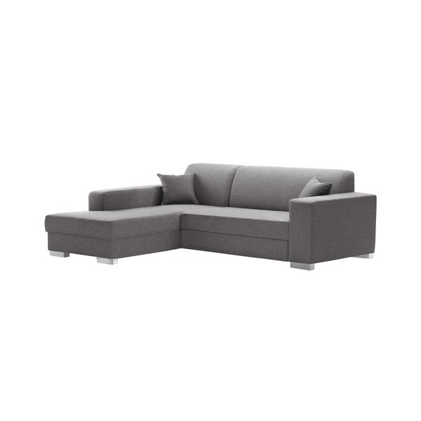 Canapea cu șezlong partea stângă Interieur De Famille Paris Bijou, gri închis-image-1