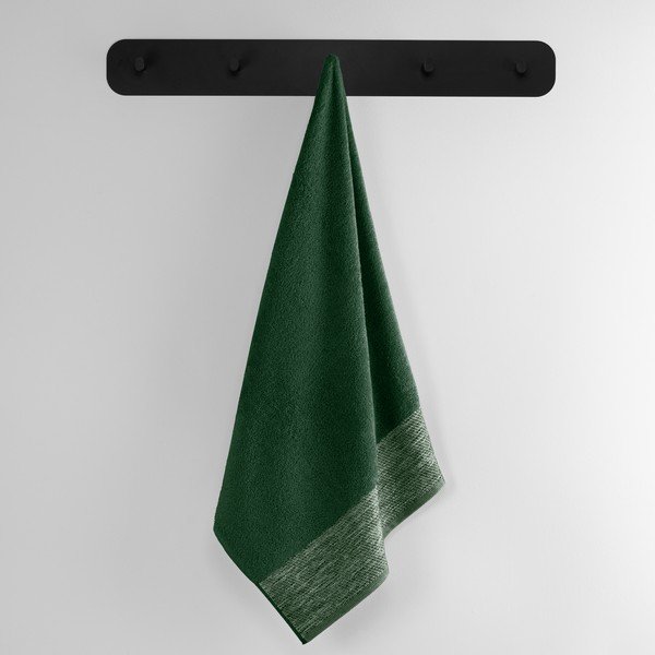 Prosop verde din bumbac frotir 50x90 cm Aria – AmeliaHome-image-1