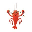 Ornament de Crăciun lucrat manual din material textil 11 cm Lobster – Sass & Belle