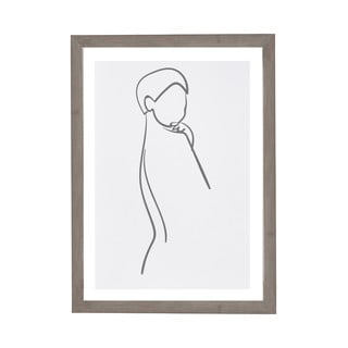 Tablou cu ramă pentru perete Surdic Woman Body, 30 x 40 cm