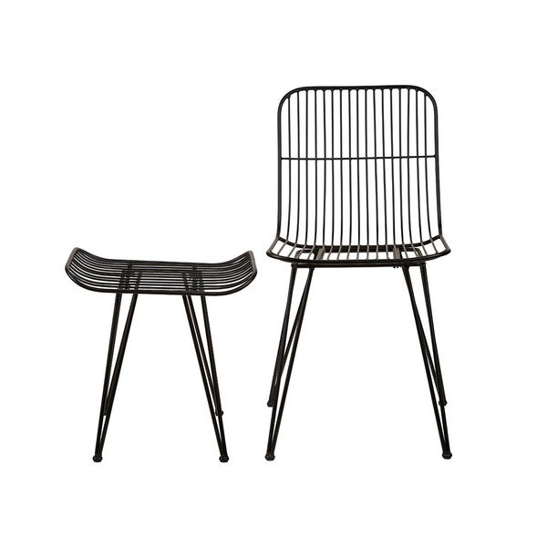 Taburet negru Svale - Villa Collection-image-4