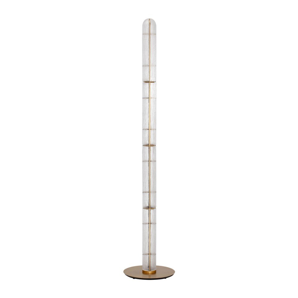 Lampadar alămiu LED din metal cu abajur din sticlă (înălțime 165,5 cm) Gloree – Nova Luce