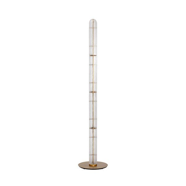 Lampadar alămiu LED din metal cu abajur din sticlă (înălțime 165,5 cm) Gloree – Nova Luce