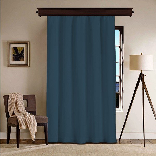 Draperie Curtain Kesso, 140 x 260 cm, albastru închis-image-1