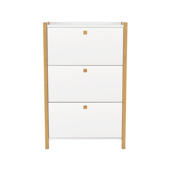 Pantofar cu 3 uși Woodman Hannover, alb-image-2