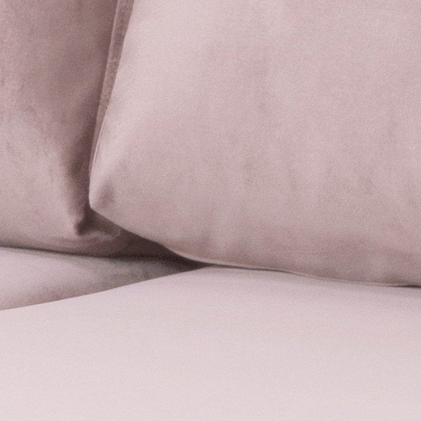 Canapea cu husă din catifea Actona Norwich, colț pe stânga, roz pudră-image-4