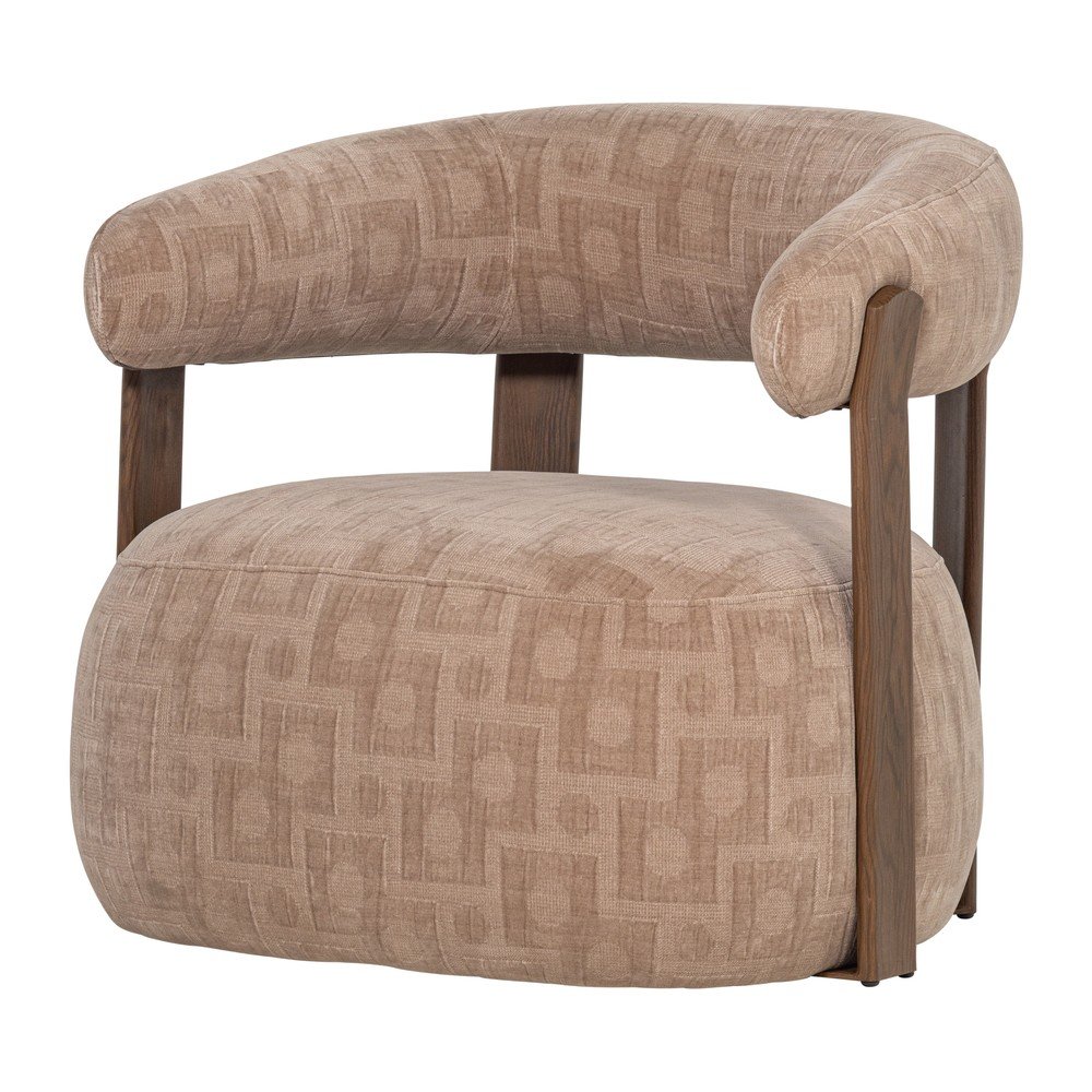 Fotoliu bej Foon âu0080WOOOD