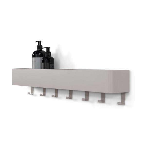 Raft pentru baie taupe de montat pe perete din oțel Multi – Spinder Design-image-2