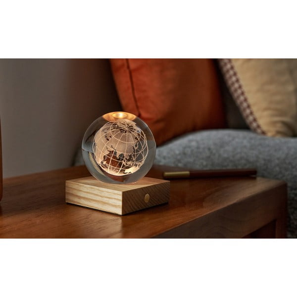 Decorațiune luminoasă maro închis cu USB Amber – Gingko-image-4