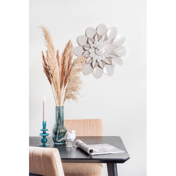 Ceas de perete Karlsson Flower, ø 60 cm, gri-image-1