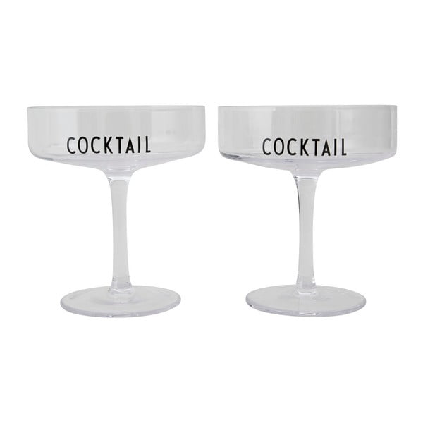 Set 2 pahare pentru cocktail Design Letters Cocktail