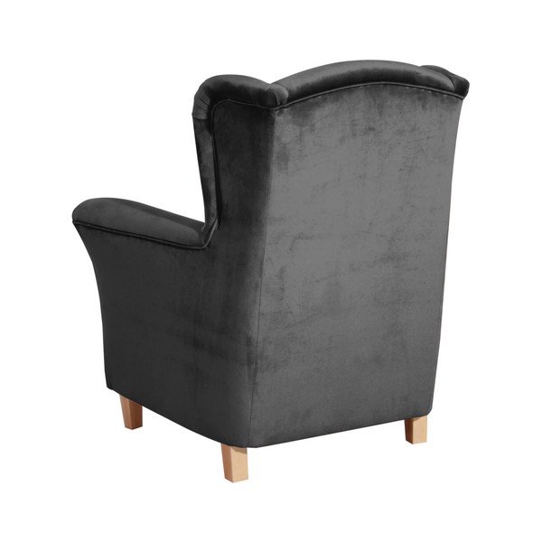 Fotoliu Max Winzer Agnetha Suede, antracit-image-2