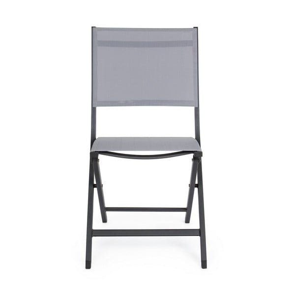 Scaun de grădină gri din metal Elin   – Bizzotto-image-2