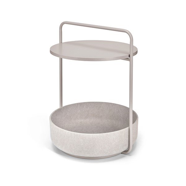 Măsuță auxiliară rotundă ø 50 cm Tavolino Nougat – MiaCara