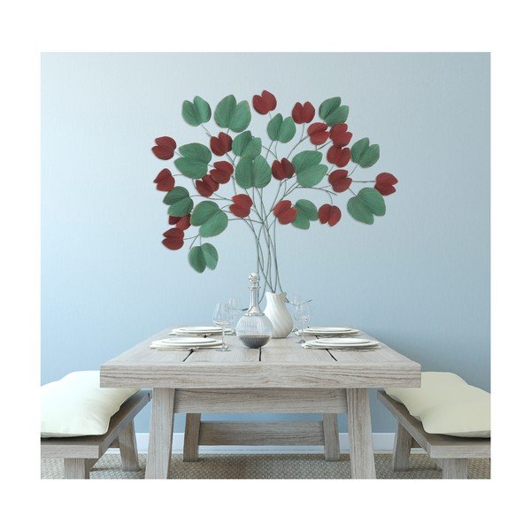 Decorațiune de perete Mauro Ferretti Tree, 105 x 94 cm, roșu - verde-image-1